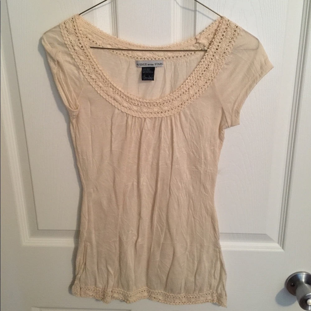 Cream Blouse